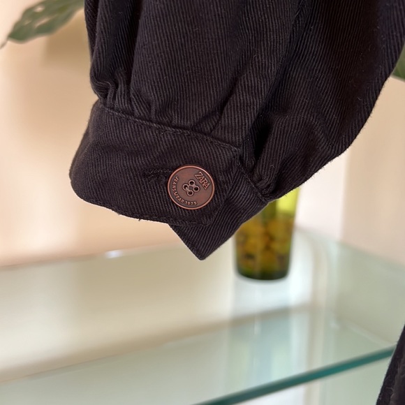 Zara Black Denim Dress - Picture 4 of 6